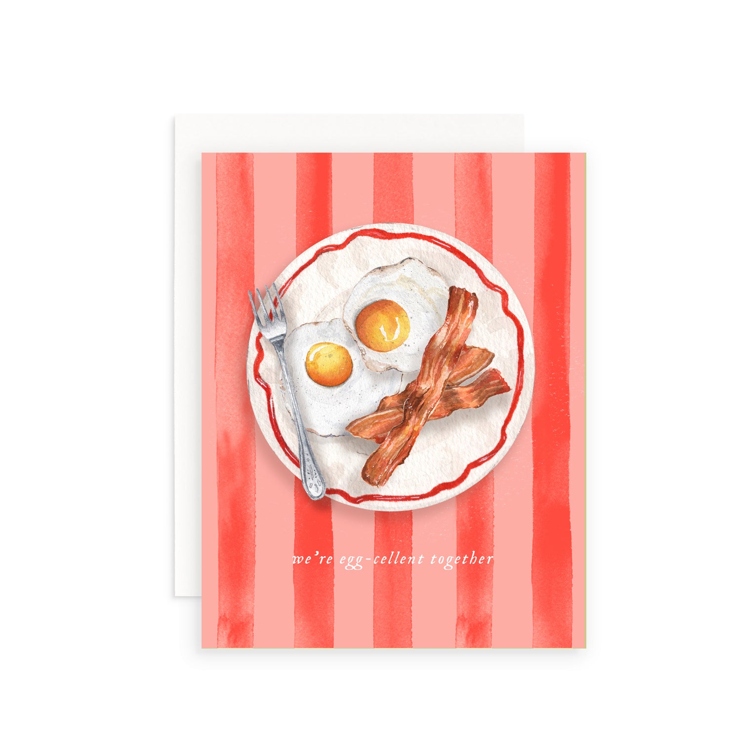 We're Egg-Cellent Together Greeting Card