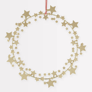 Sparkly Star Wreath