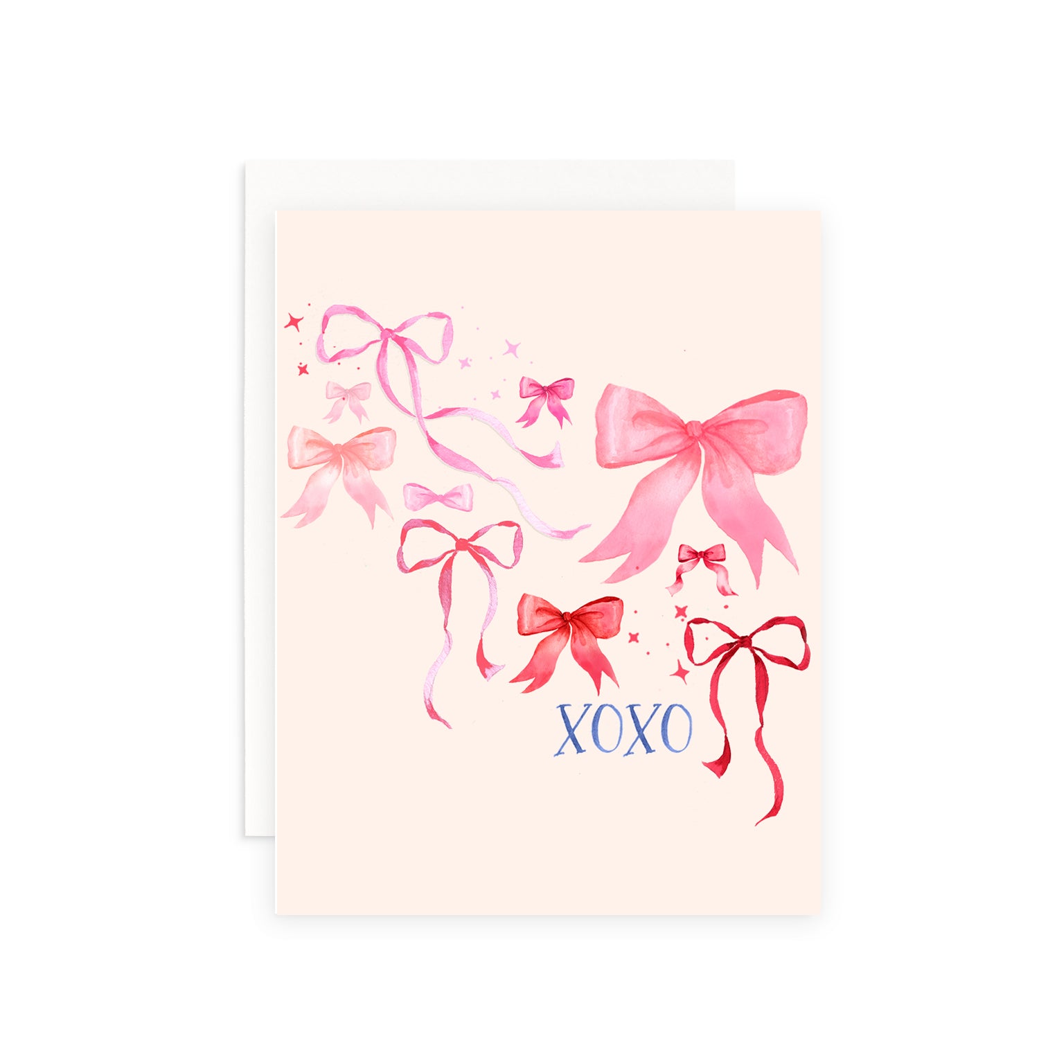 X's and Bows Greeting Card
