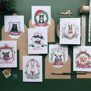 Christmas Crests Collection No. 1 Assorted Greeting Card Box Set