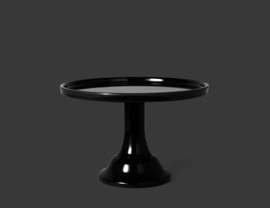 Small Ink Black Melamine Cake Stand