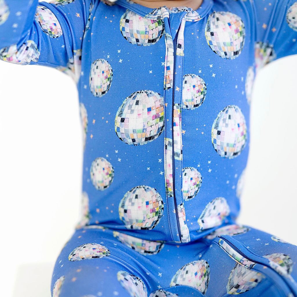 Disco Party Footed Onesie