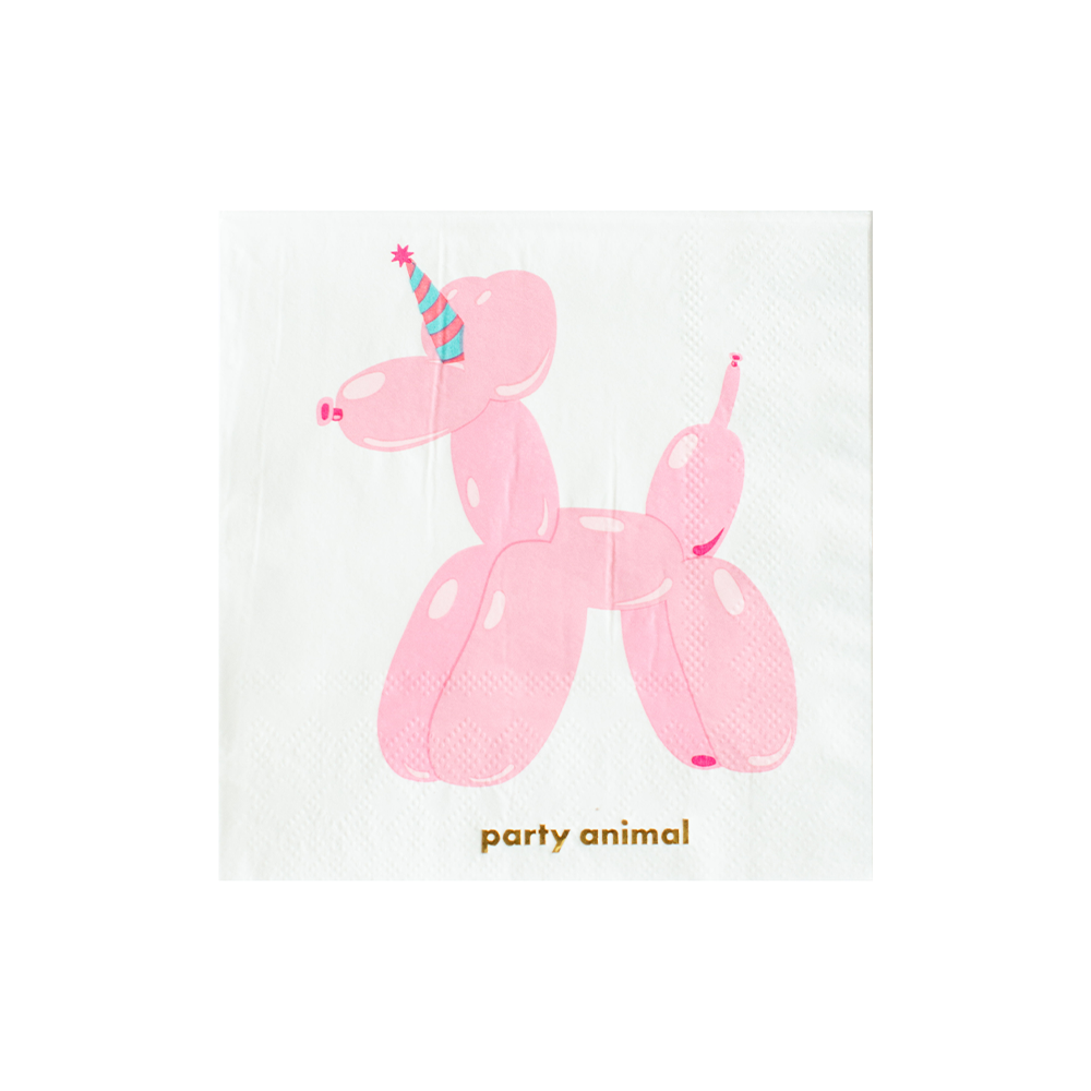 "Party Animal" Cocktail Napkins