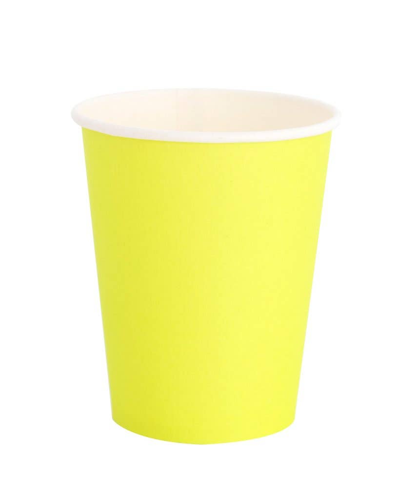 Chartreuse Paper Cups
