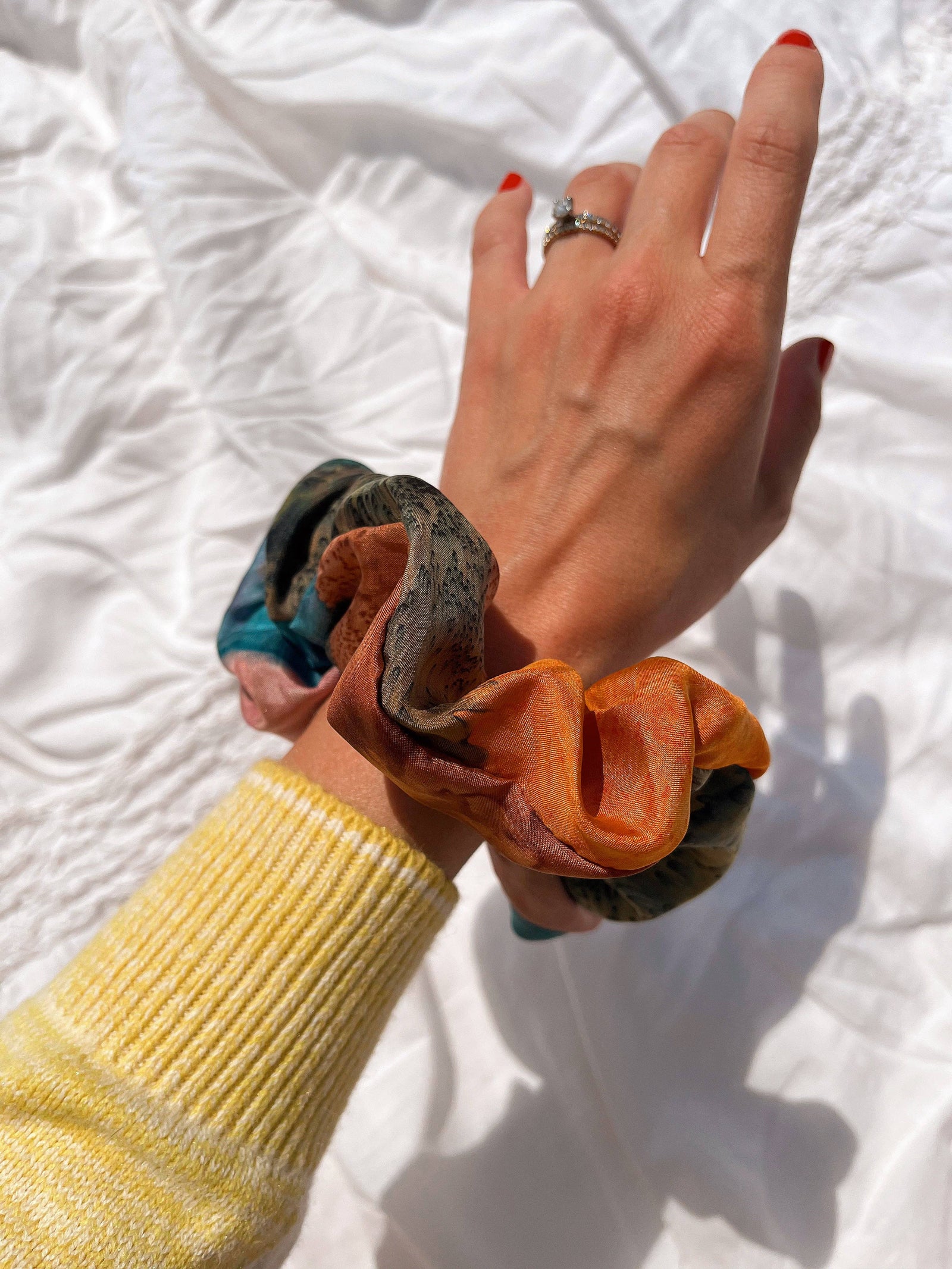 Cruel Summer Silk Scrunchie