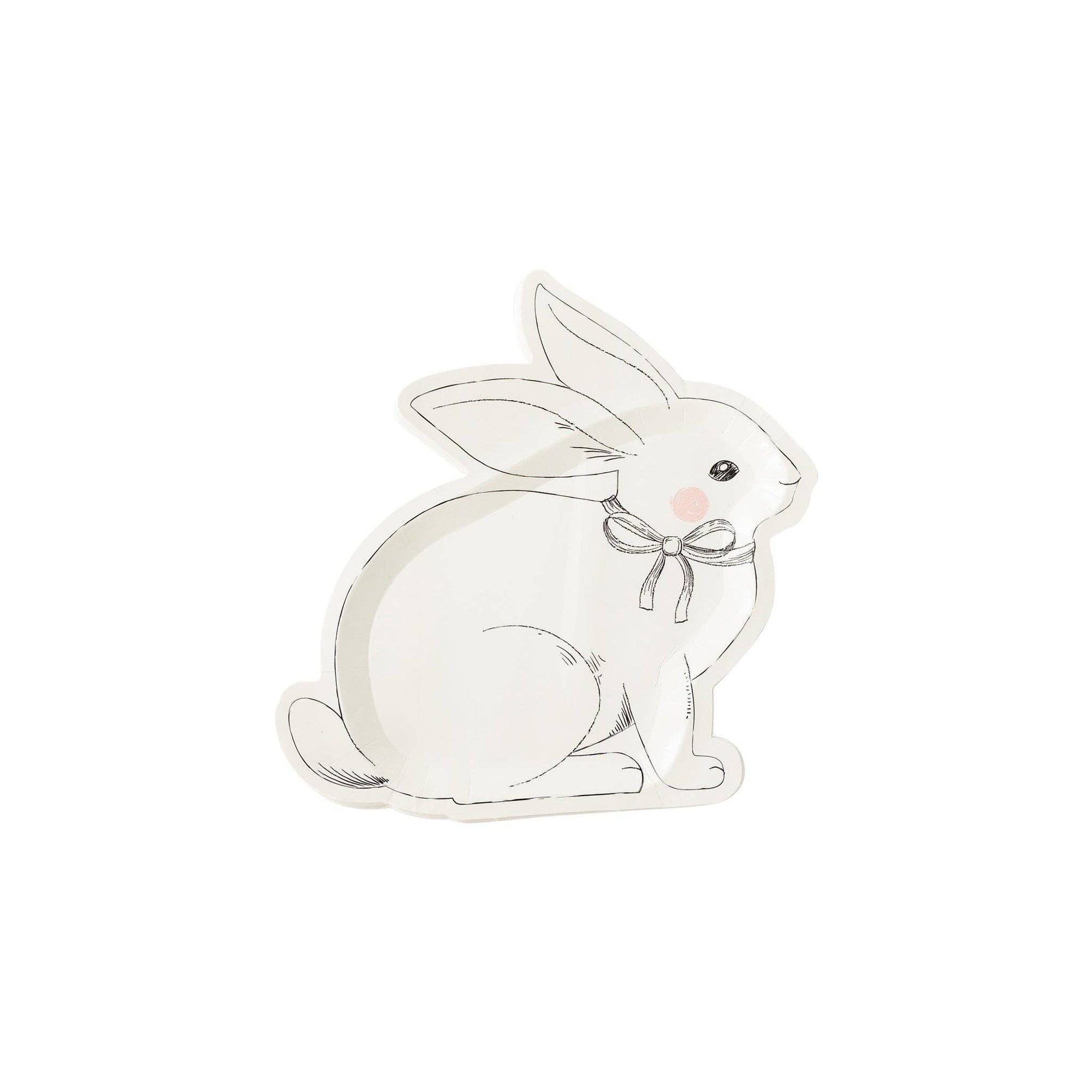 Ribbon Bunny Plate