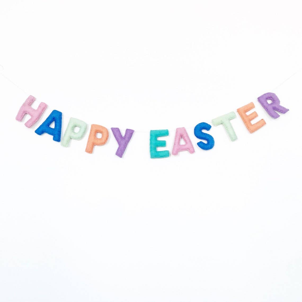 Pastel Happy Easter Felt Banner