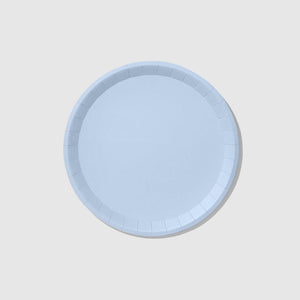 Pale Blue Large Paper Party Plates