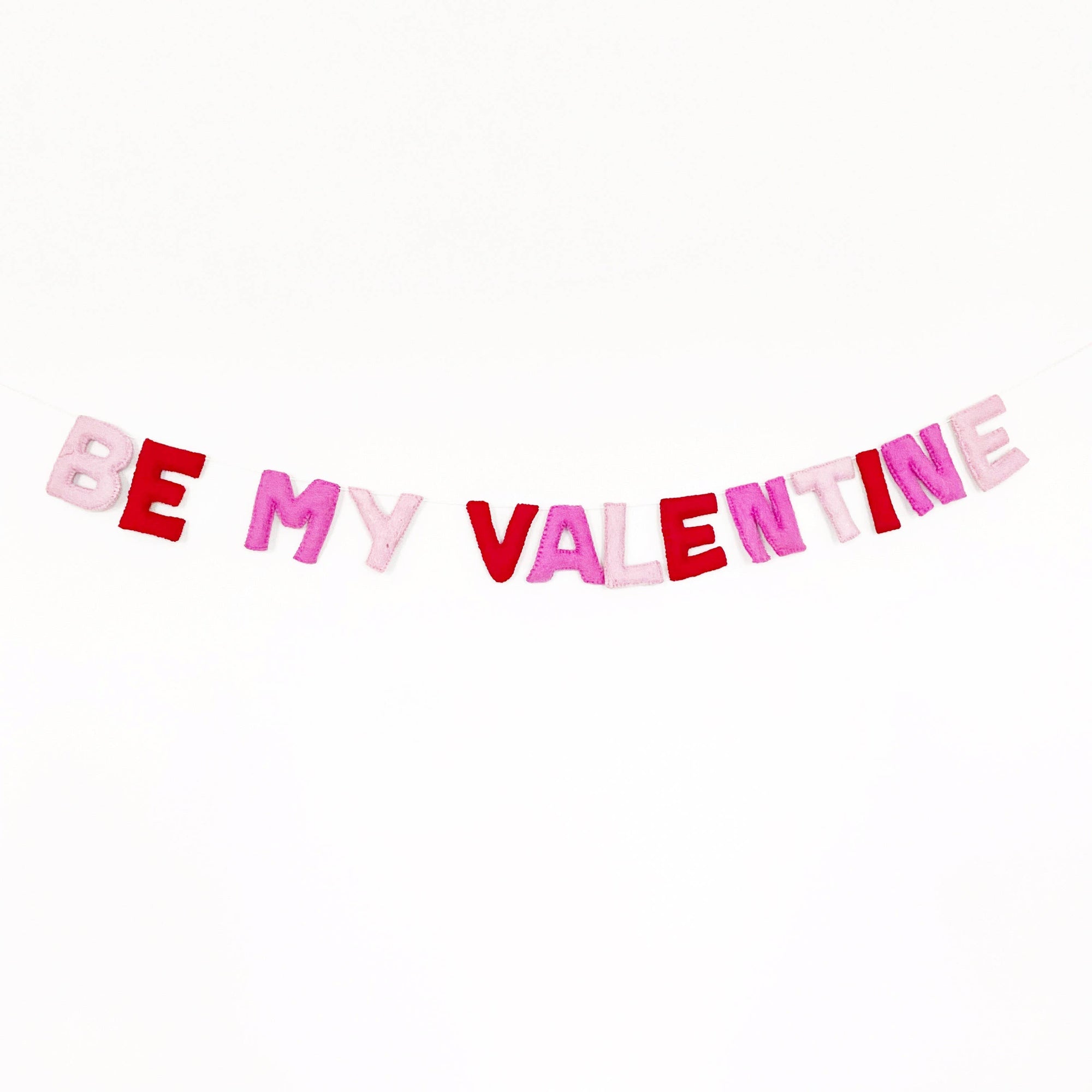 Be My Valentine Felt Banner