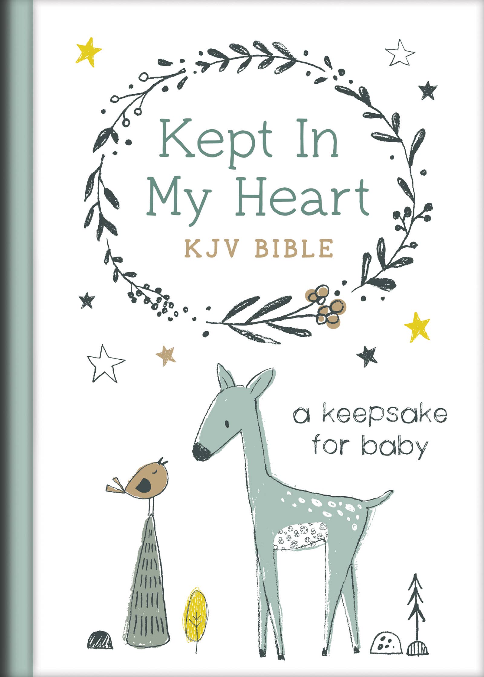 Kept in My Heart Baby Keepsake Bible (Blue)