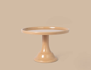 Small Latte Brown Melamine Cake Stand