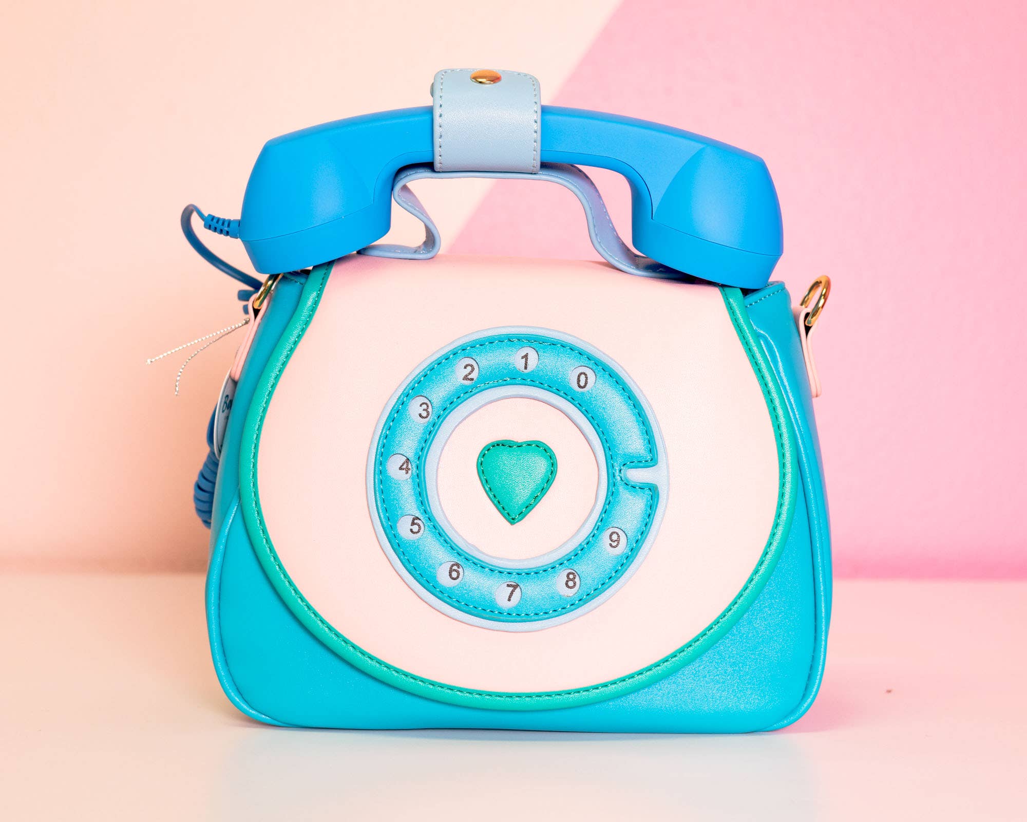 Blue Phone Convertible Handbag