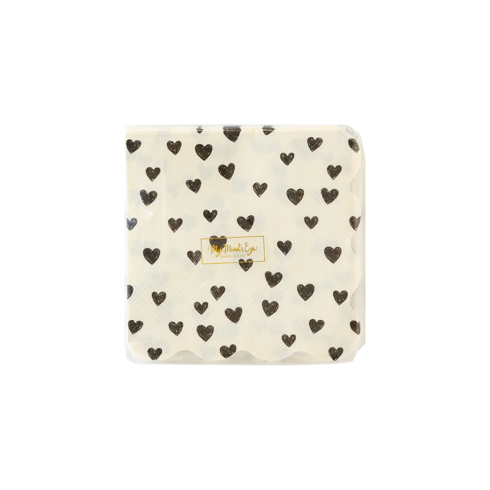 Black Hearts Cocktail Napkin