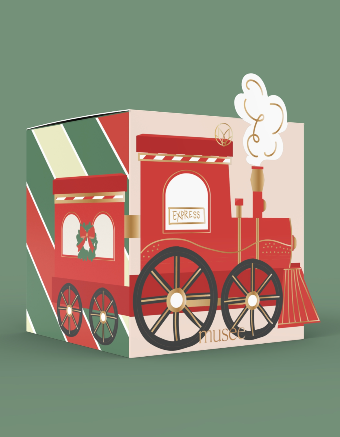 Christmas Train Boxed Balm