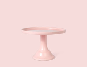 Small Peony Pink Melamine Cake Stand
