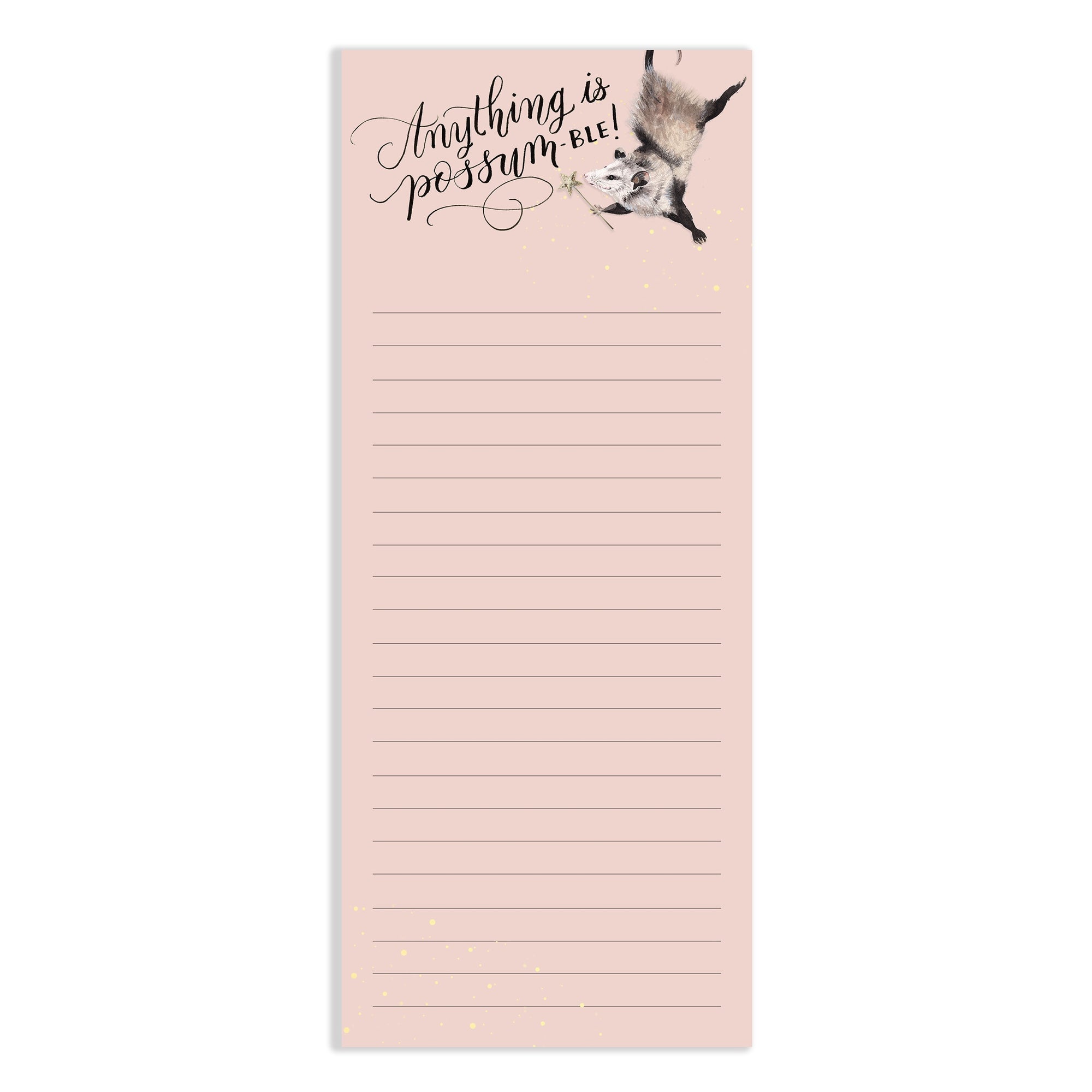 Anything is Possum-ble Watercolor Notepad