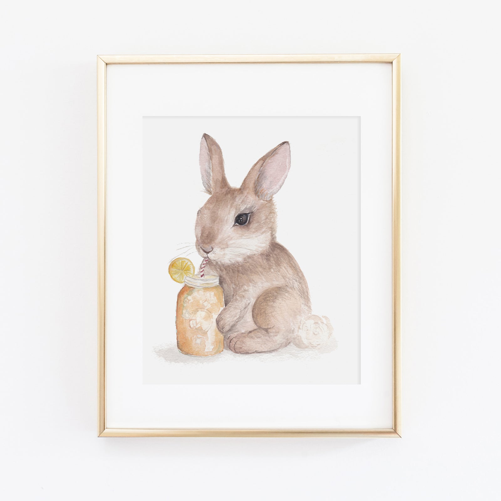 Sweet Tea Bunny Art Print