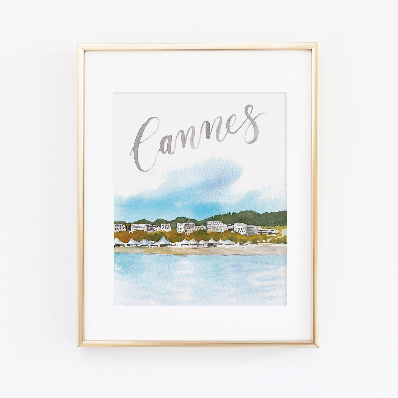 Cannes Art Print