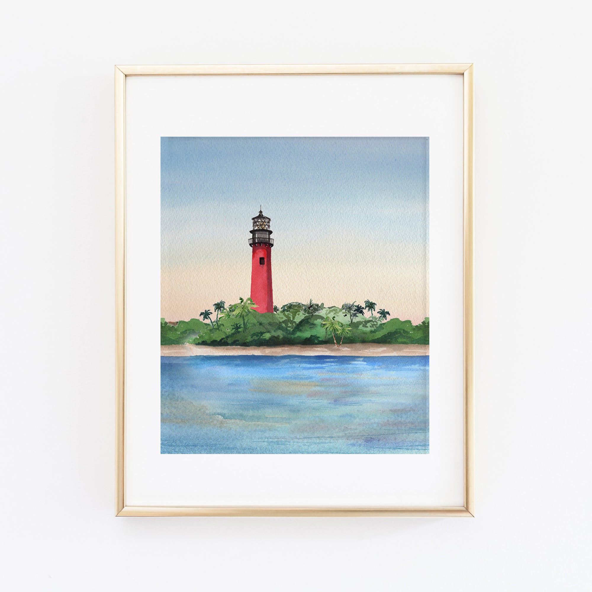 Jupiter Lighthouse Florida Art Print