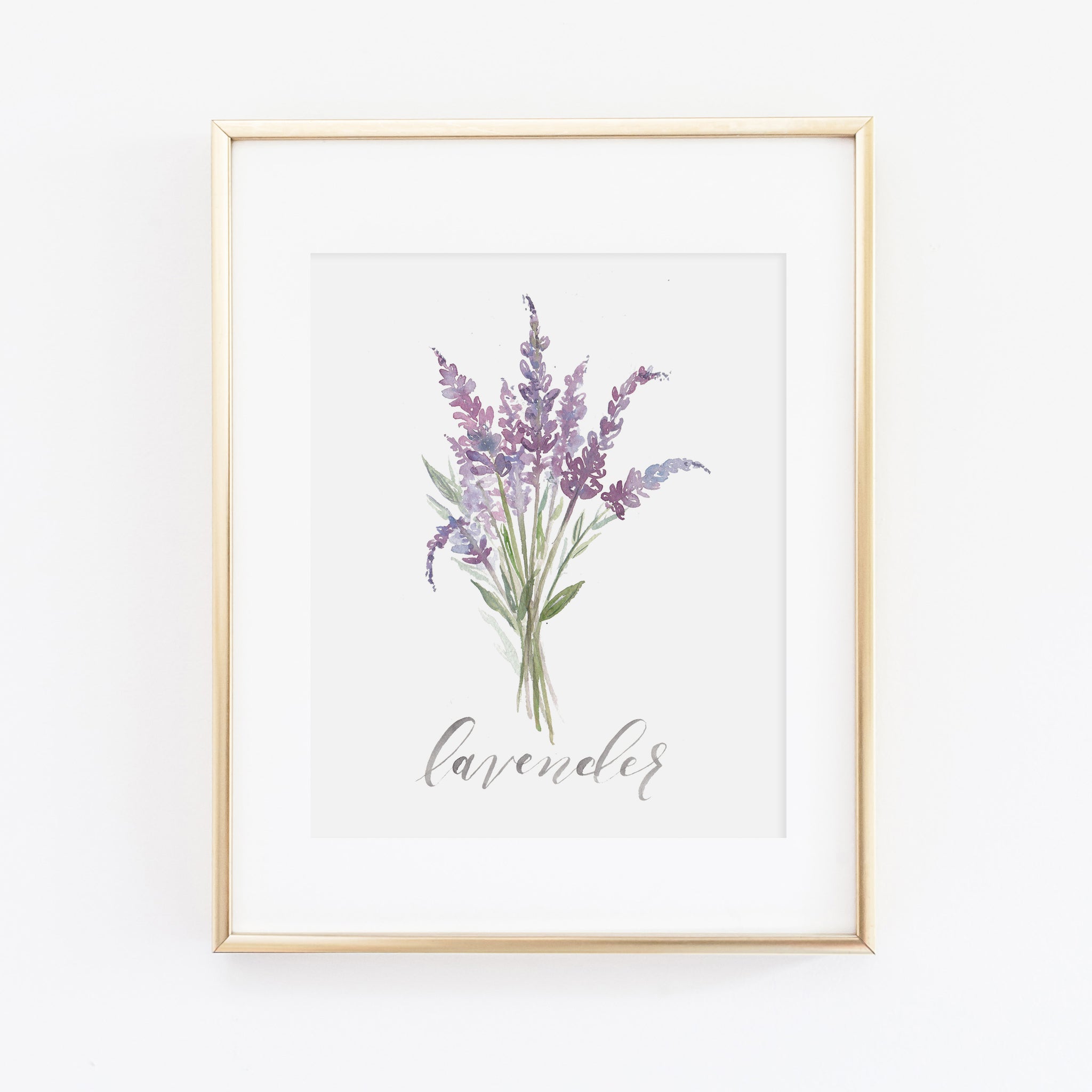 lavender plant wall art Lavender Art Print – Cami Monet