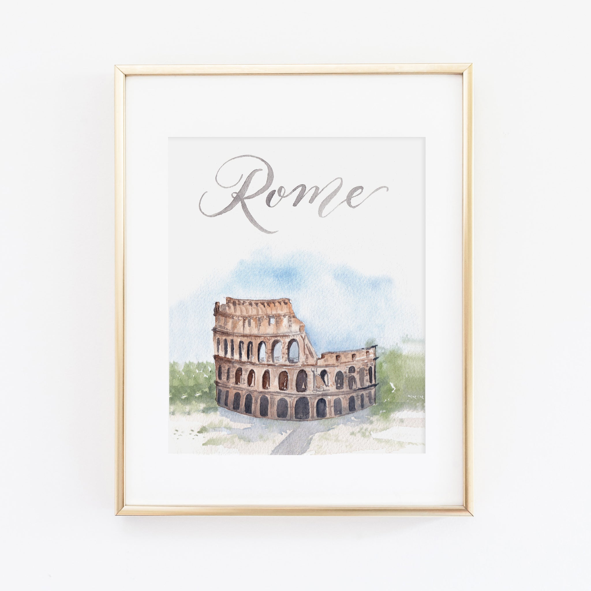 kronblad Dokument resultat Rome Art Print – Cami Monet