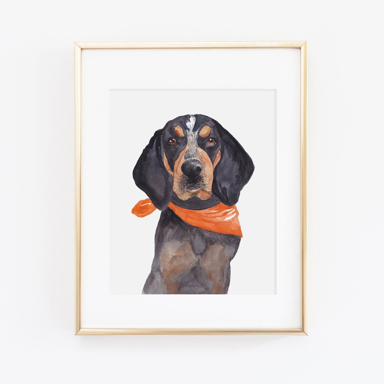 Smokey the Dog Art Print