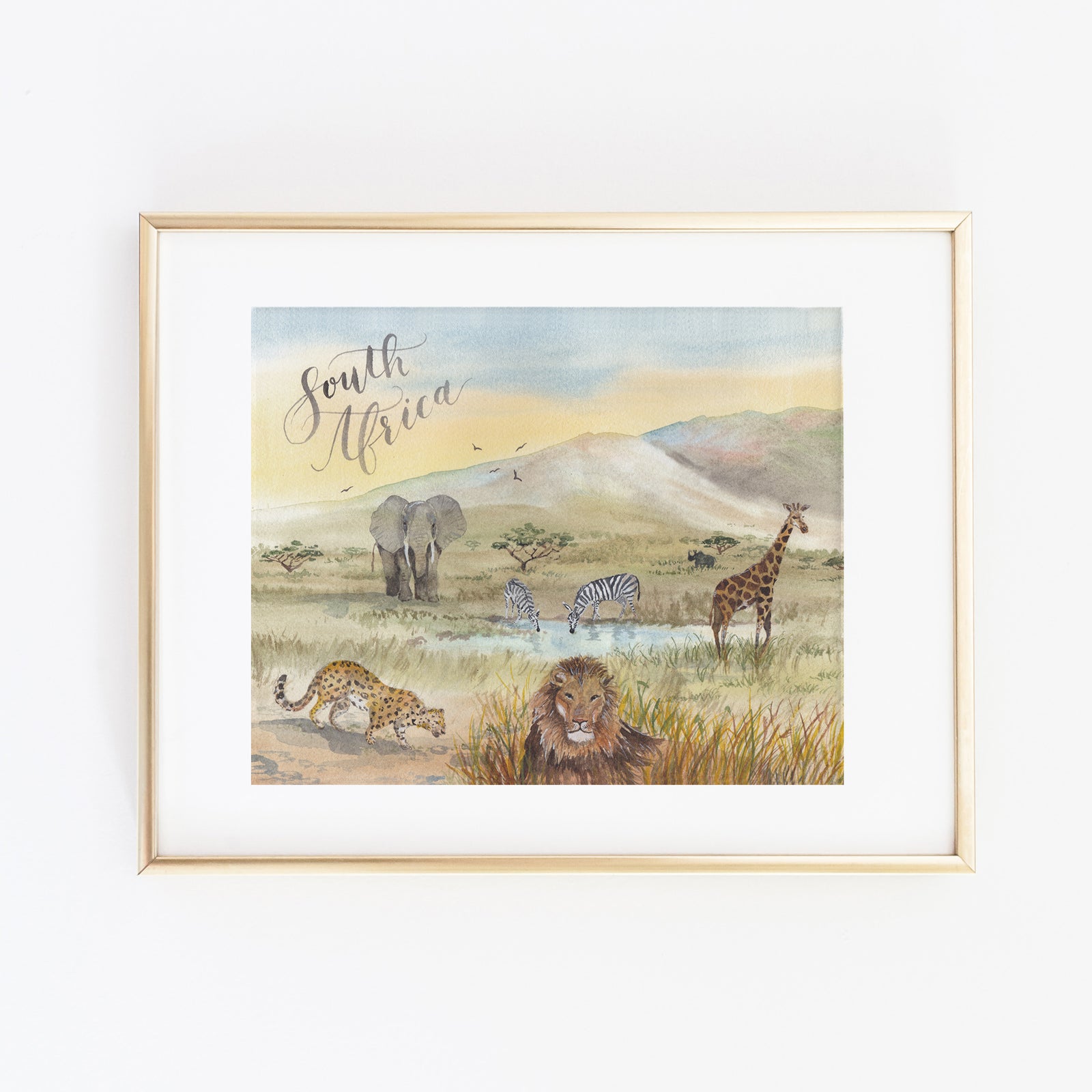 South Africa Art Print