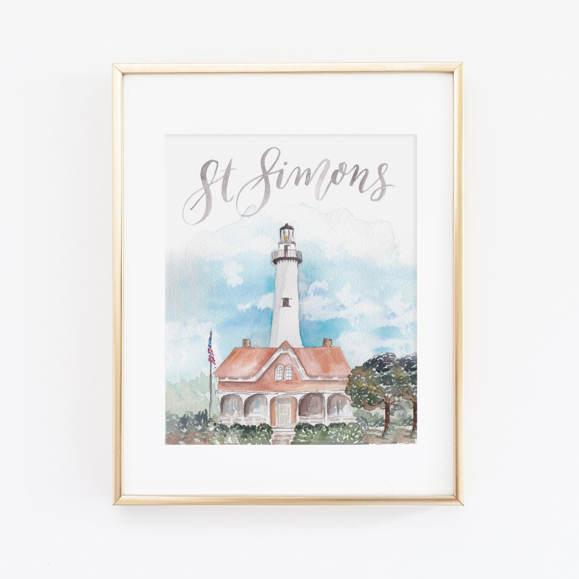 St. Simons Island Art Print
