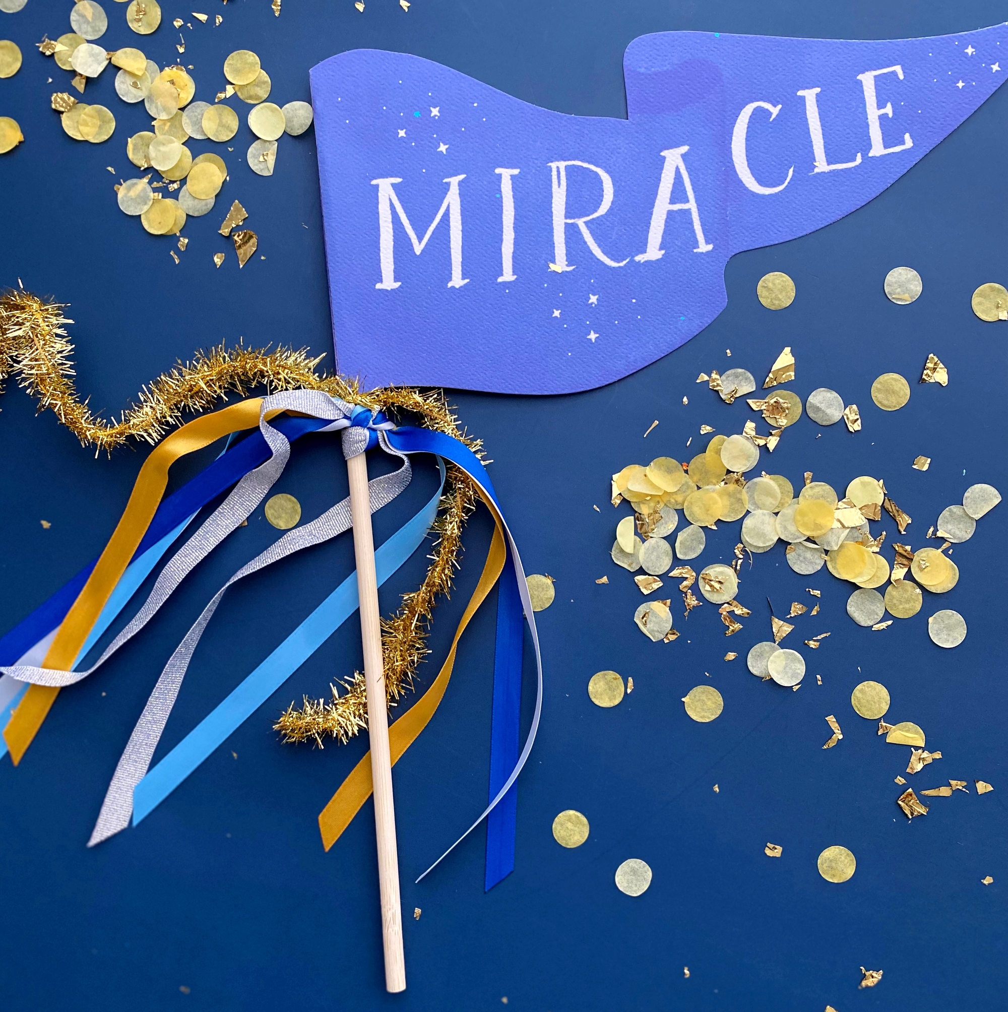Miracle Hanukkah Party Pennant