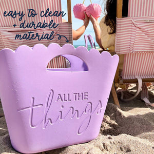 All The Things Lavender Jelly Tote