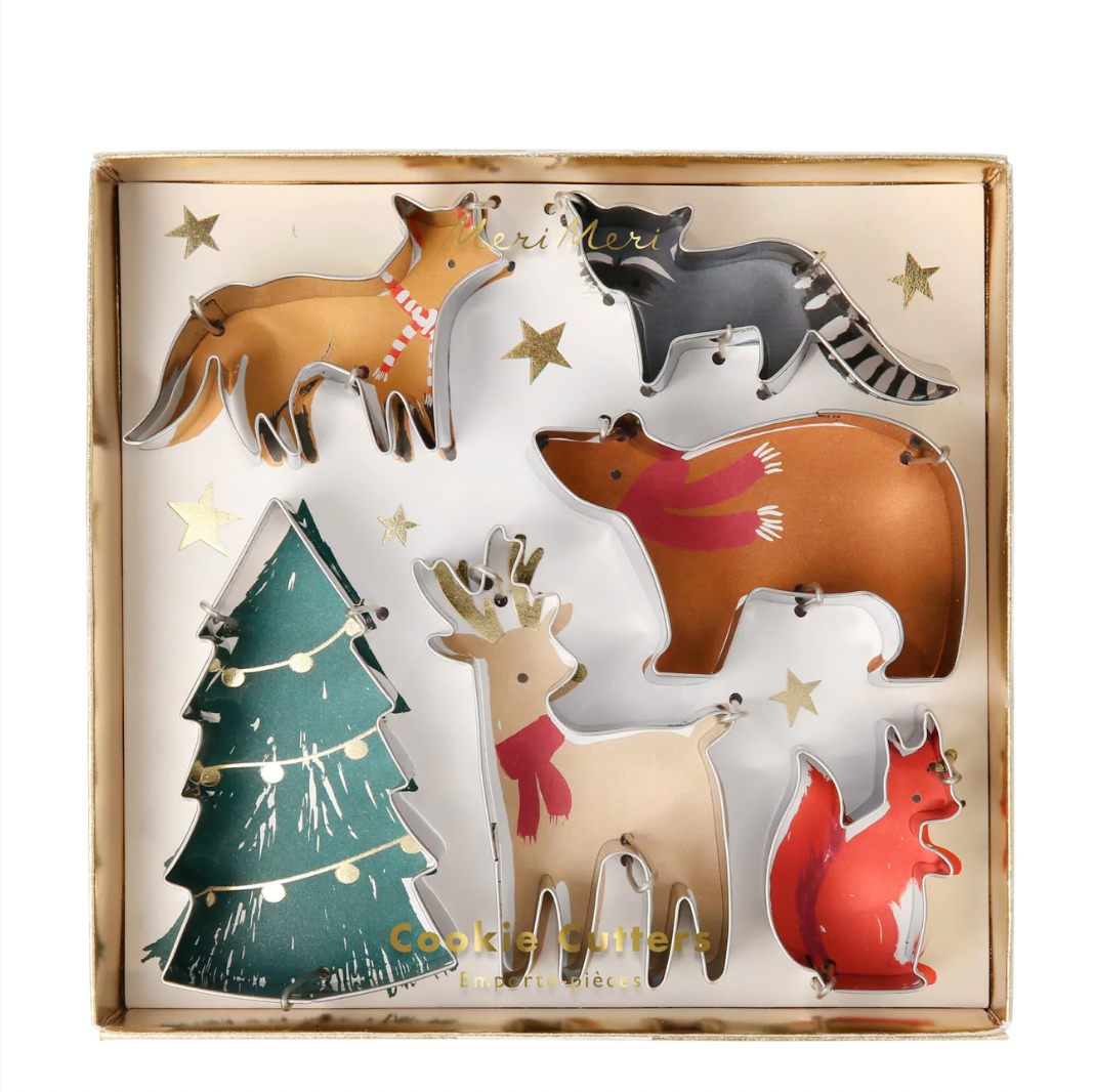 Christmas Animals Cookie Cutters