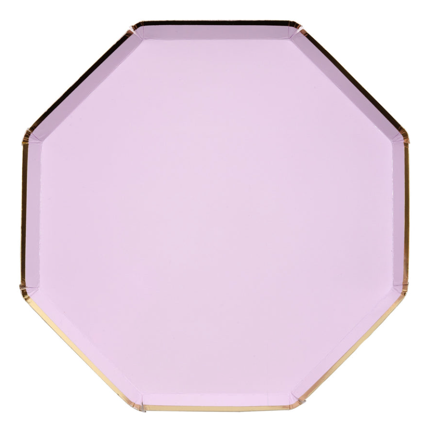 Lilac Paper Plates