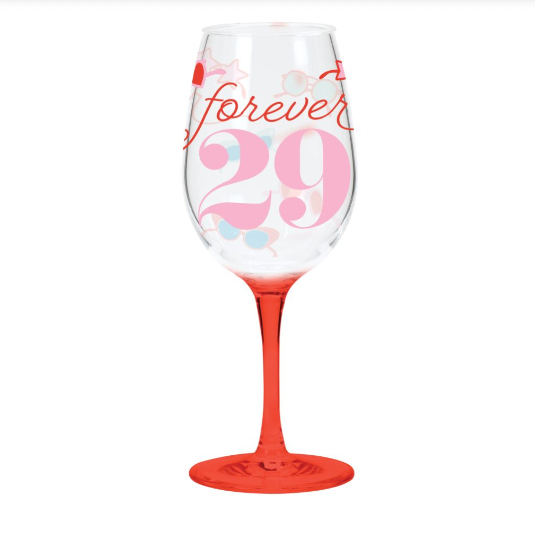 Forever 29 Acrylic Wine Glass