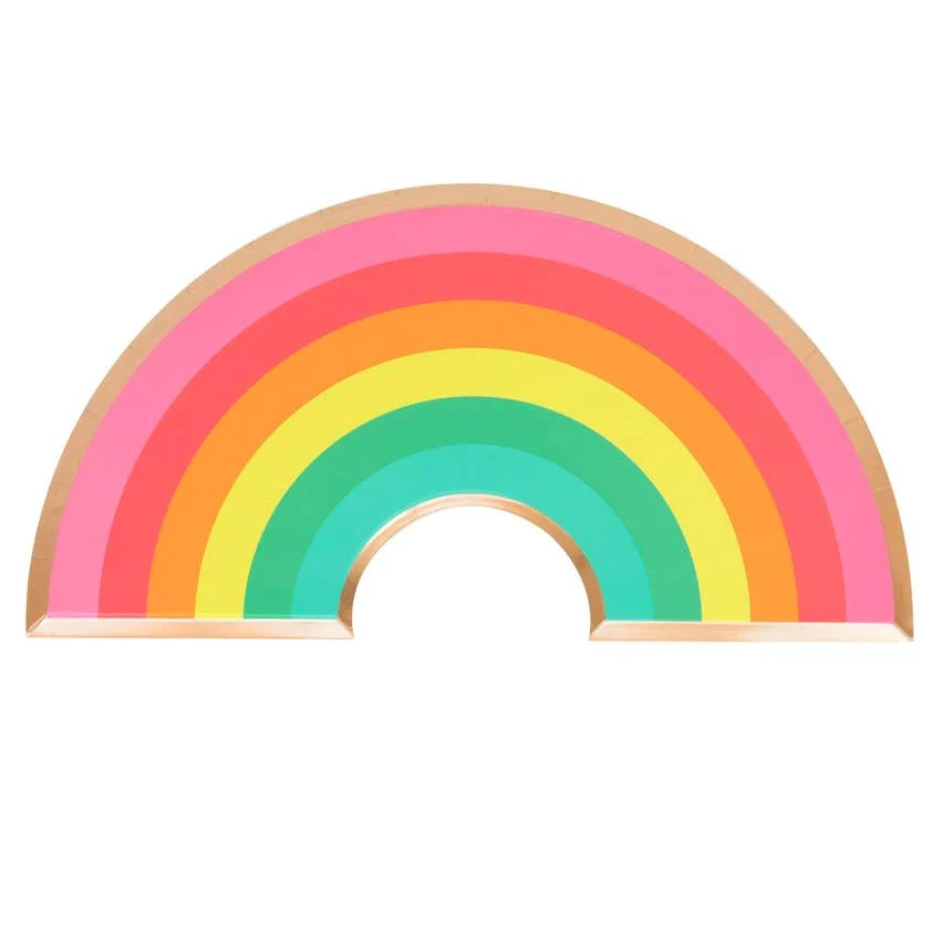 Rainbow Paper Plates