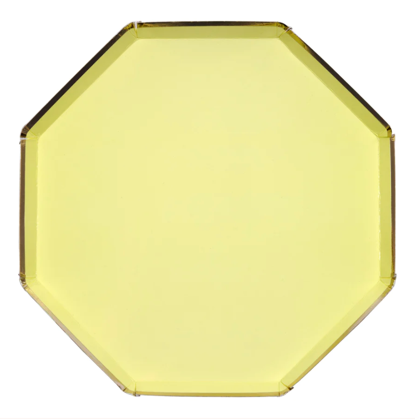 Pale Yellow Plates