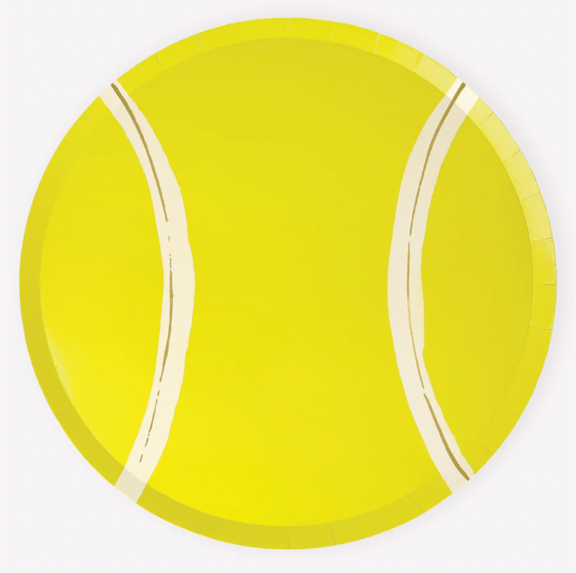Tennis Ball Plates