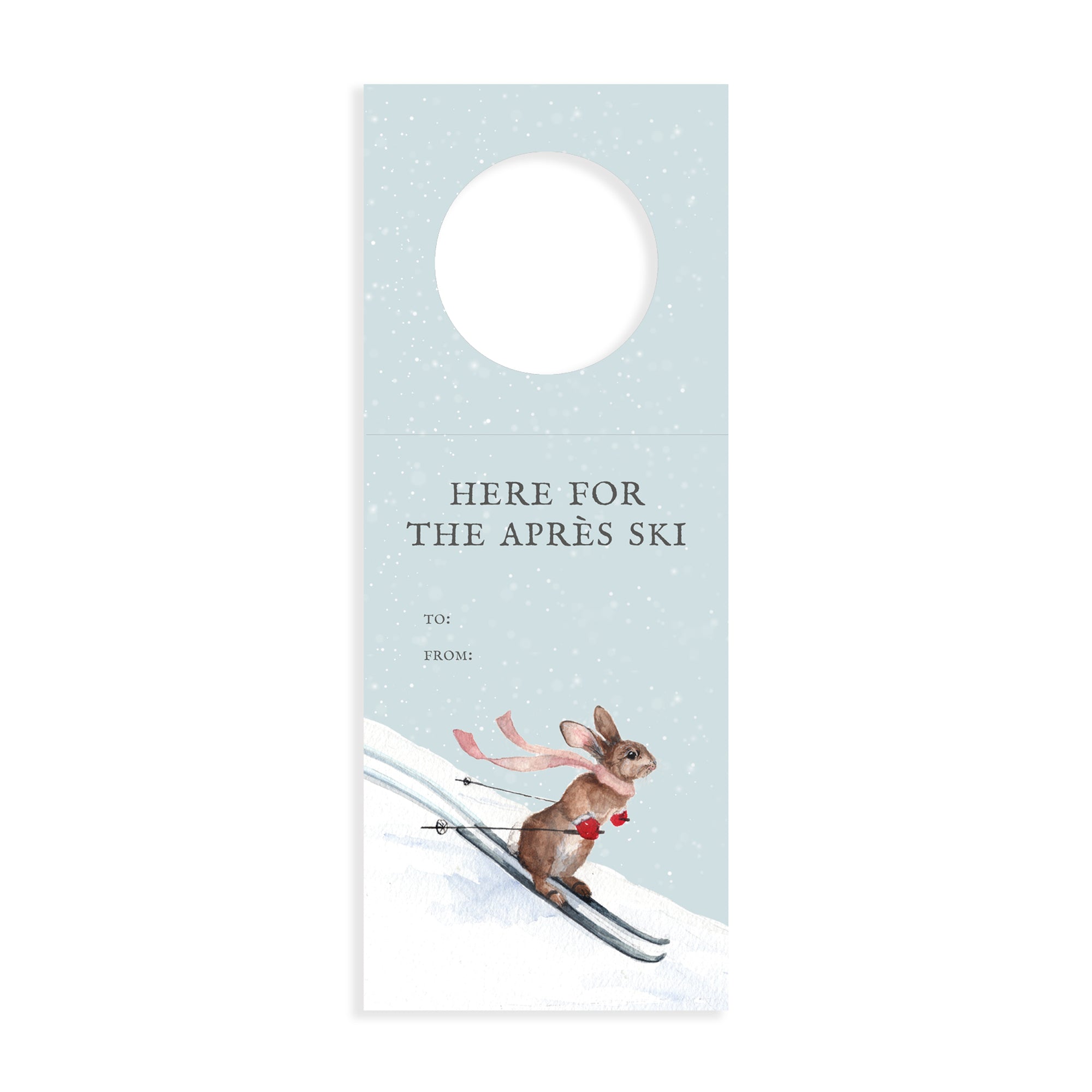 Here for the Apres Ski Wine Tags