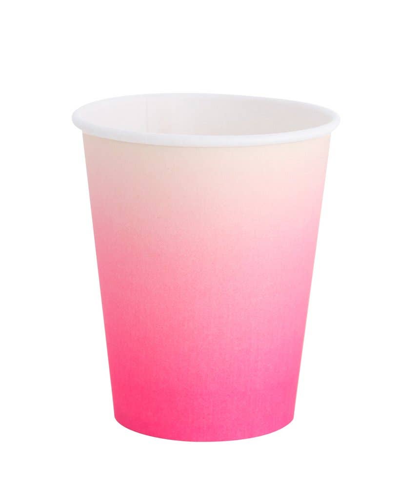 Pink Ombre Cups