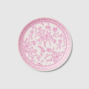 Pink Toile Large Plates
