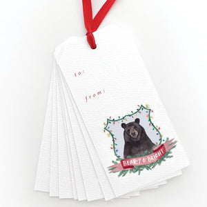 Beary and Bright Gift Tags