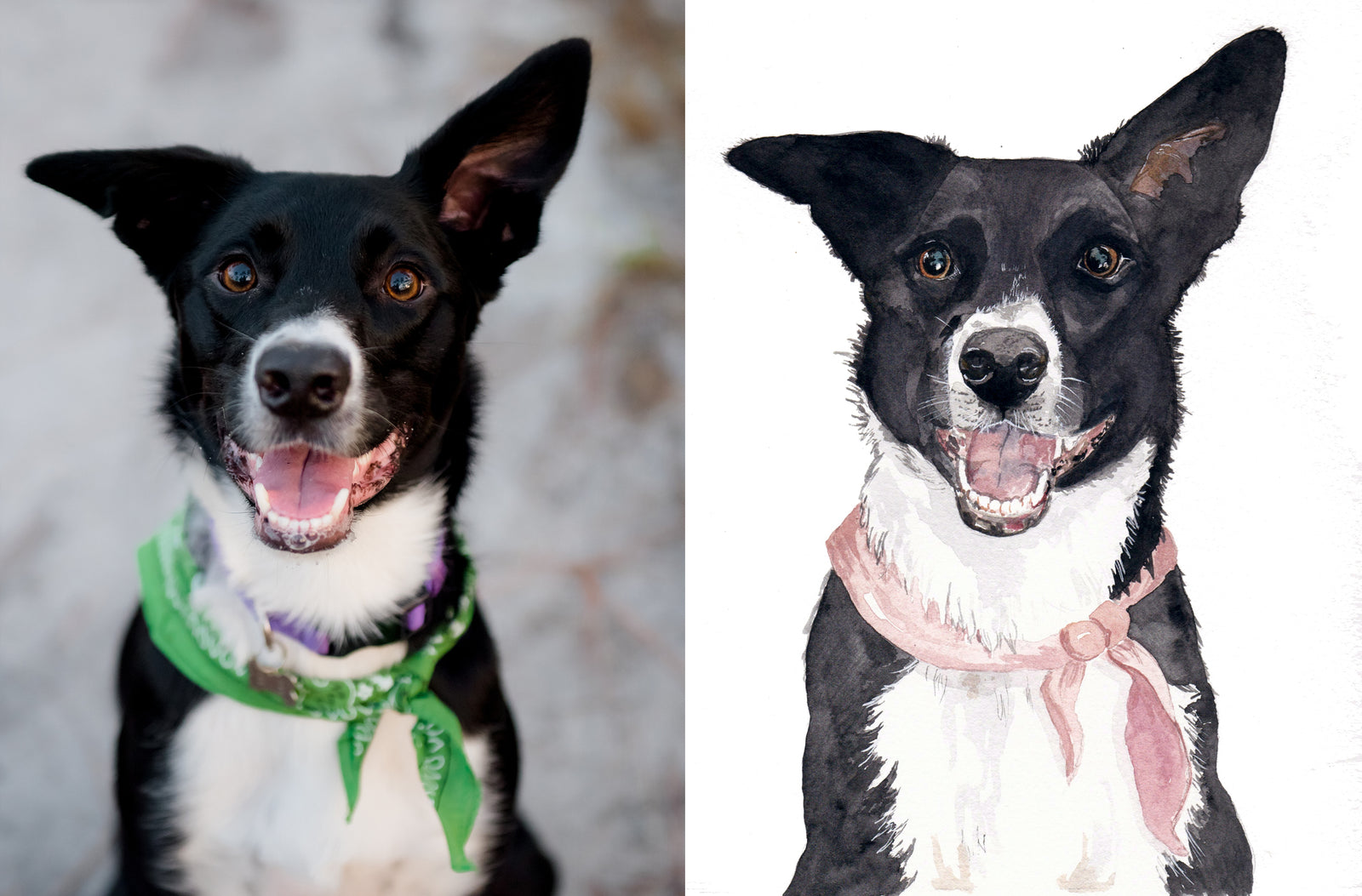 *Mini* Custom Watercolor Pet Portrait