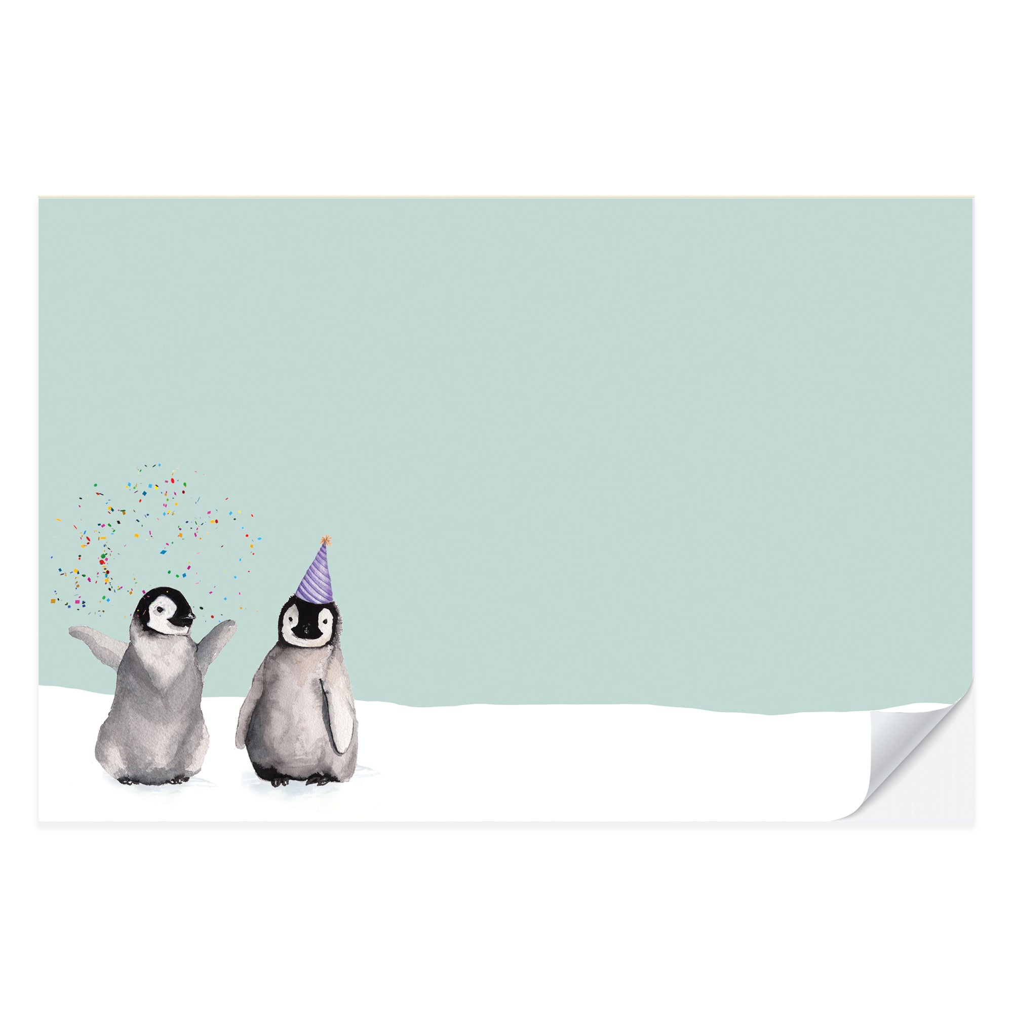 Birthday Penguins Placemat Pad