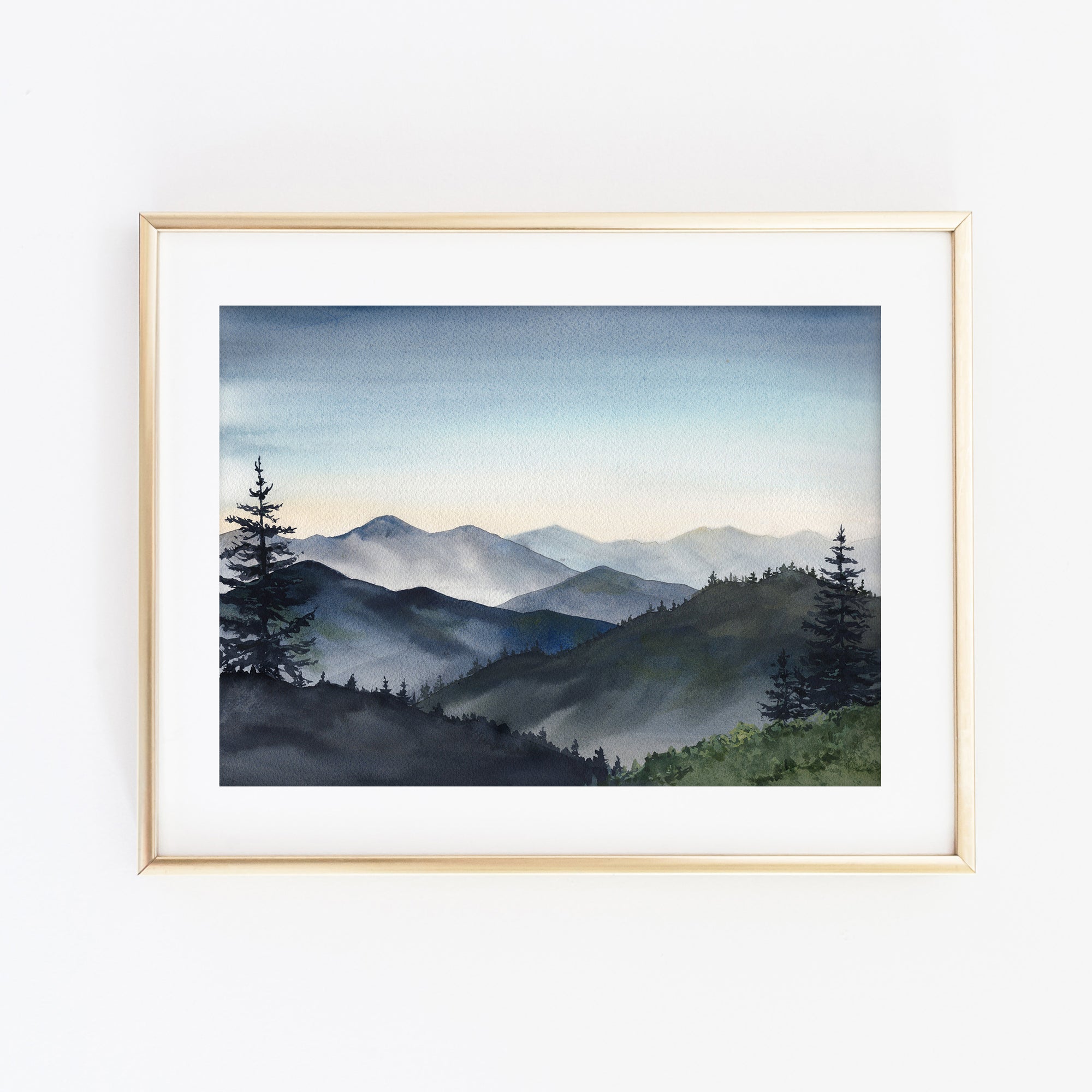 Blue Ridge Mountains Art Print