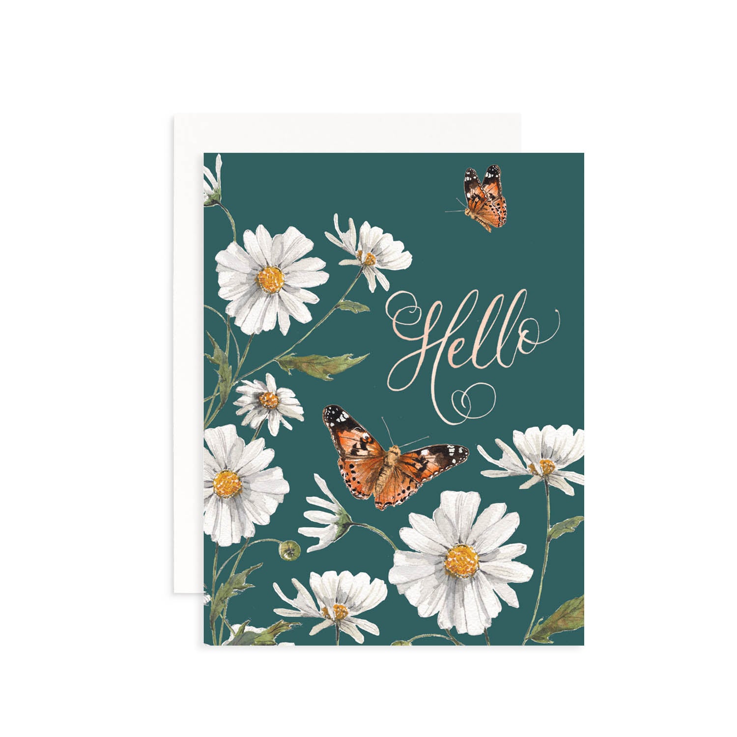 Butterfly Hello Greeting Card