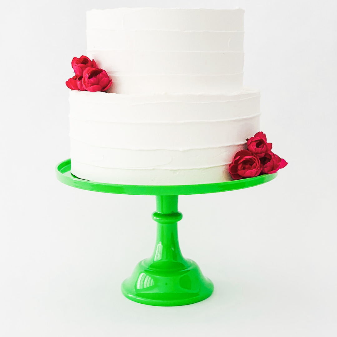 Kelly Green Cake Stand