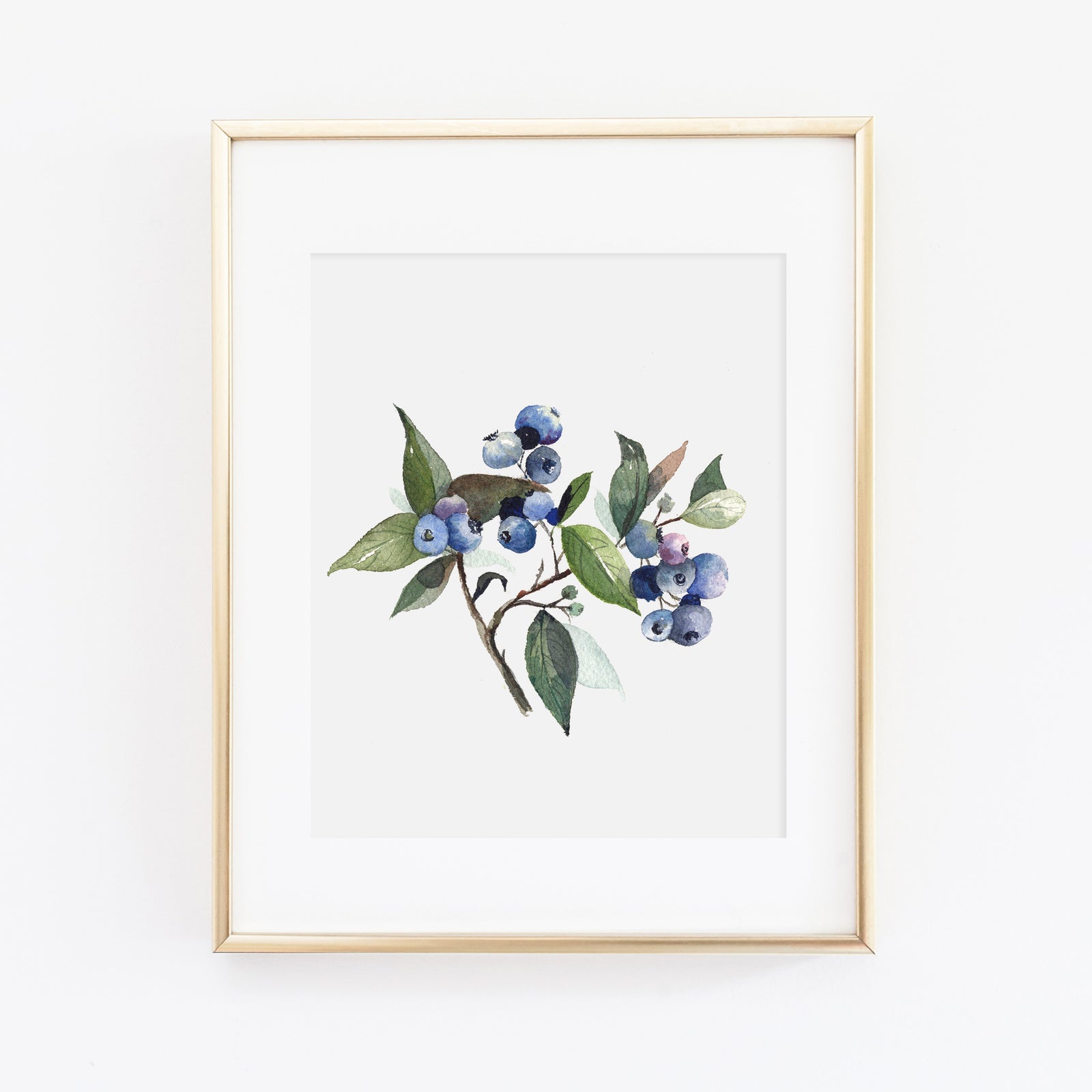 Blueberry Art Print