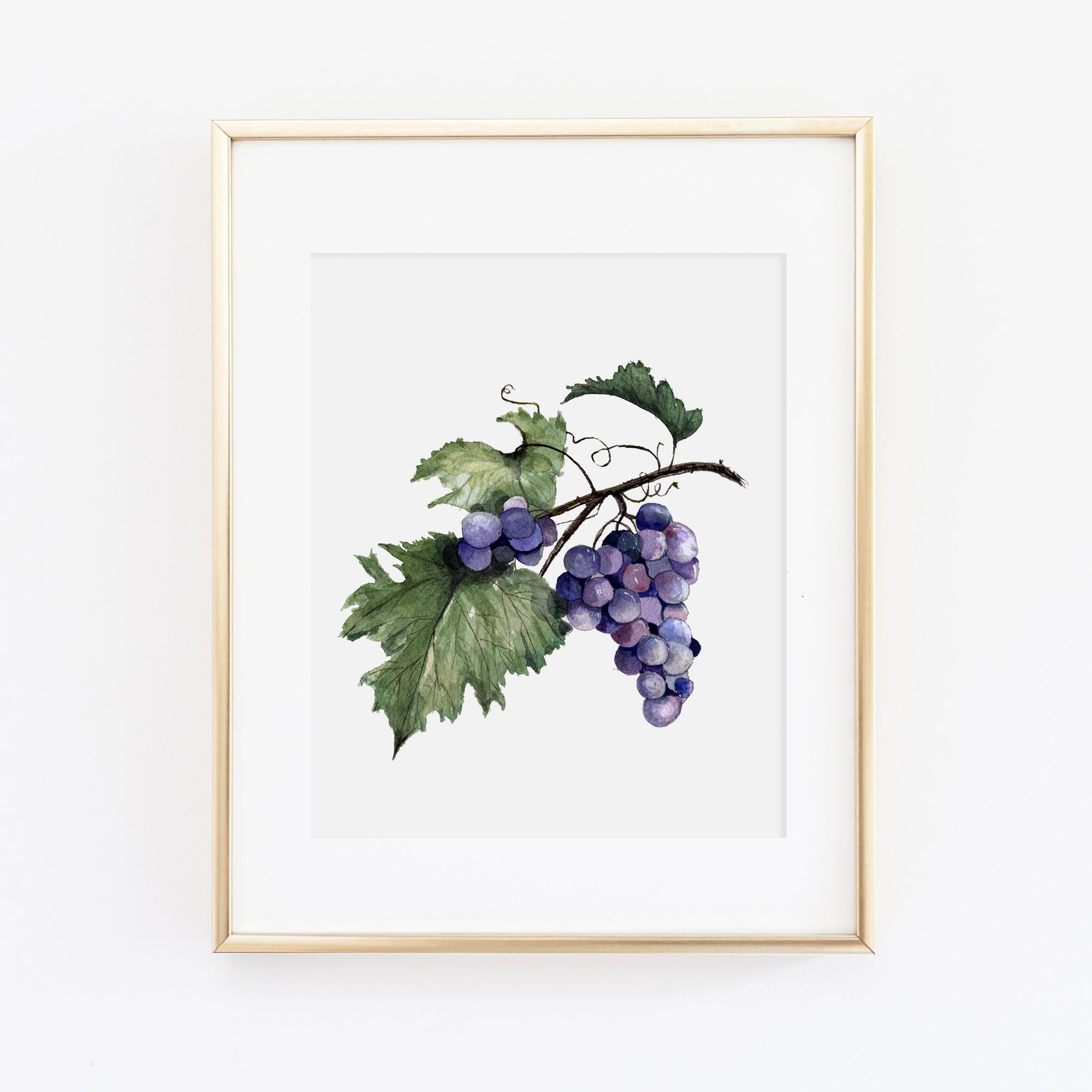 Grape Bunch Art Print