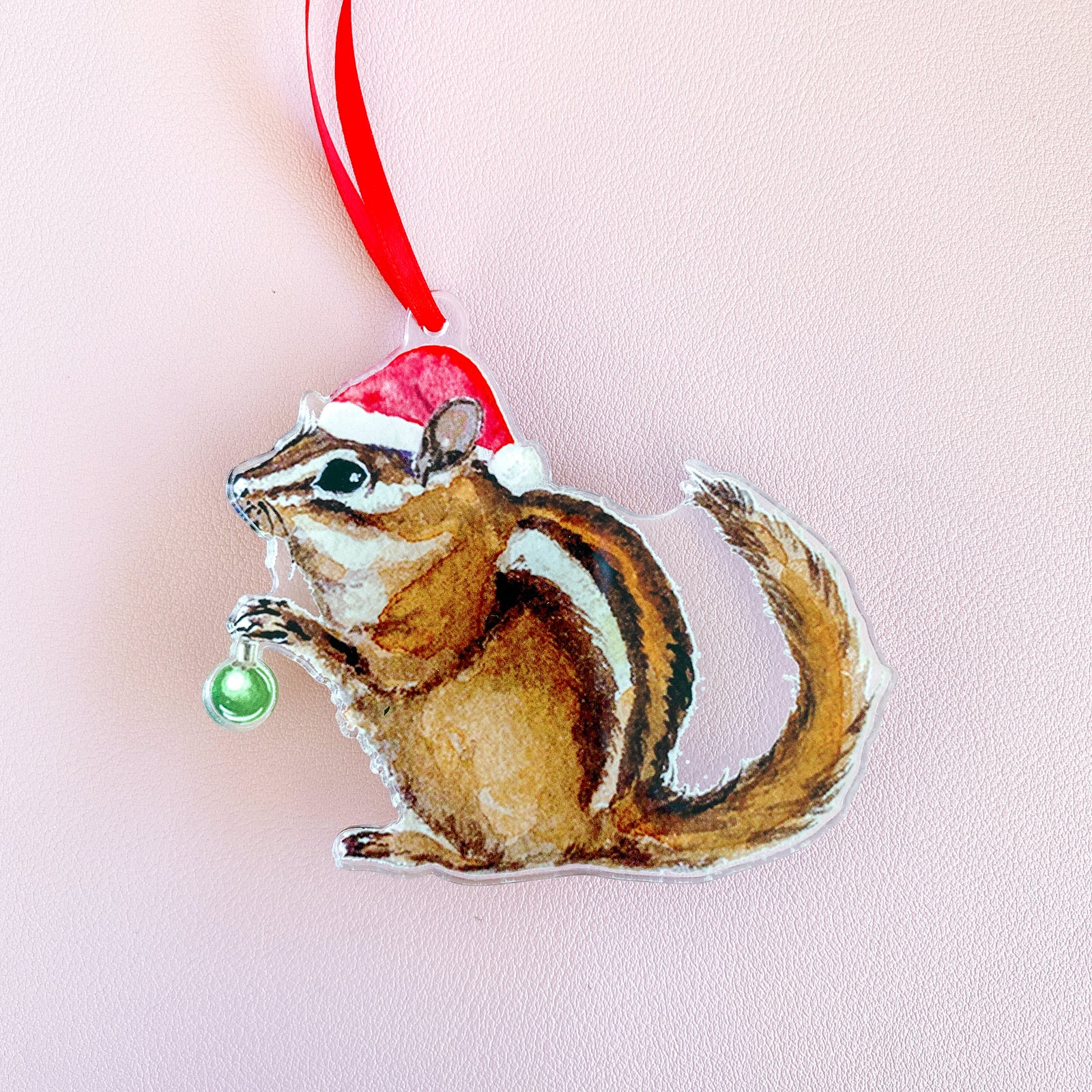 Tree-Trimming Chipmunk Ornament
