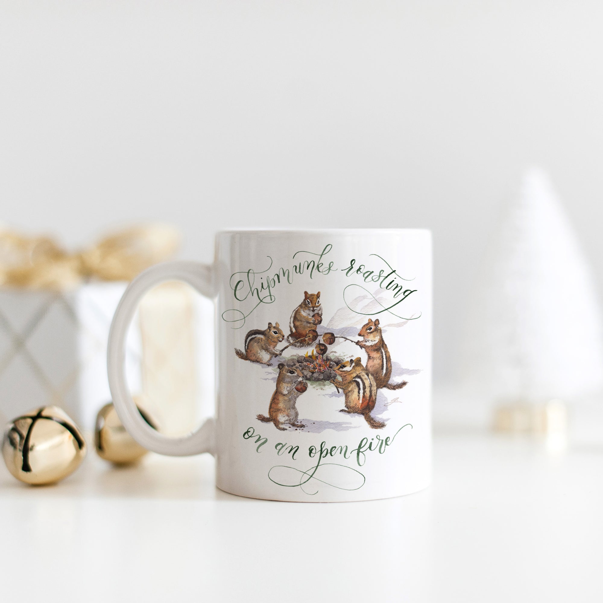 Chipmunks Roasting on an Open Fire Mug | Father-Daughter Collaboration