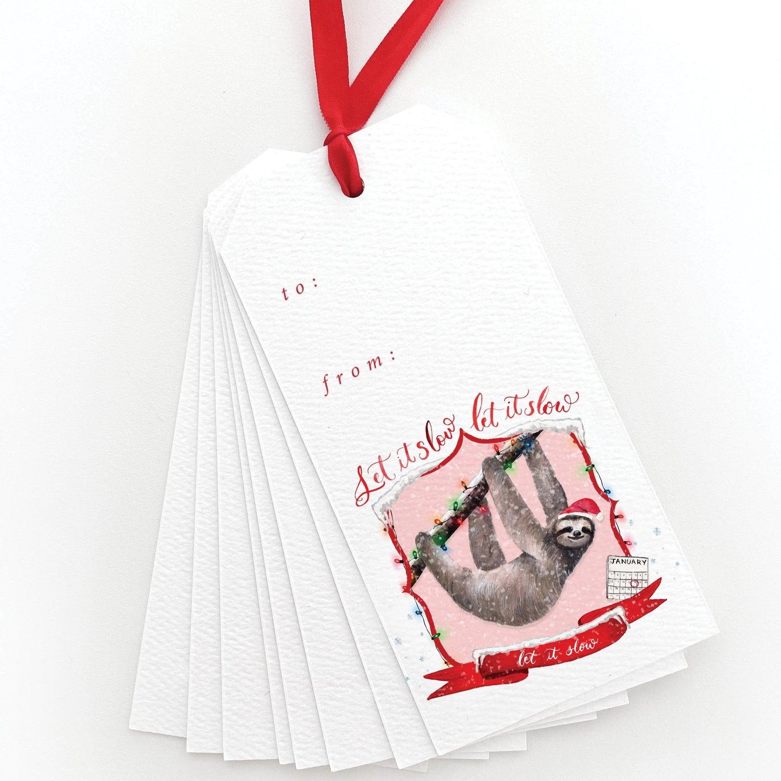 Let it Slow, Let it Slow, Let it Slow Gift Tags